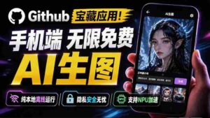 （19681期）Github宝藏应用！手机端无限免费AI 生图，纯本地离线运行，支持NPU加速 斩获3.1k stars，local-dream-中创网_分享创业项目_助您在家赚钱