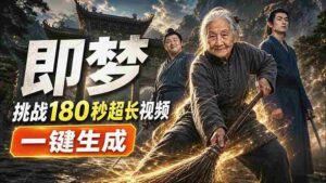 （20112期）即梦挑战180秒超长视频！一键生成3分钟电影？完整制作流程详细分享！-中创网_分享创业项目_助您在家赚钱
