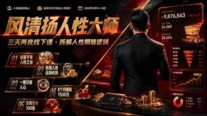 （19676期）风清扬人性大师-三天两夜3月14-16线下课2026年｜拆解人性明暗逻辑，识人避坑，千万粉涨粉+直播百倍变现实战教学-中创网_分享创业项目_助您在家赚钱