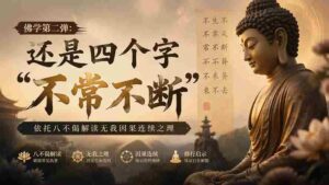 (19779期)付费文章:佛学第二弹:还是四个字“不常不断”依托八不偈解读无我因果连续之理-中创网_分享创业项目_助您在家赚钱