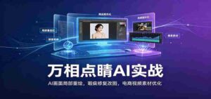 万相点睛AI实战：AI画面局部重绘，瑕疵修复改图，电商视频素材优化-中创网_分享创业项目_助您在家赚钱