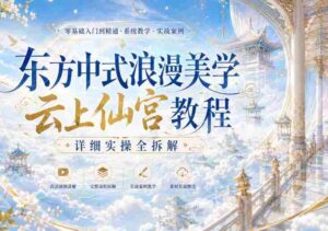 东方中式浪漫美学云上仙宫教程，详细实操全拆解-中创网_分享创业项目_助您在家赚钱