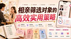 付费文章:相亲筛选对象的高效实用策略-中创网_分享创业项目_助您在家赚钱