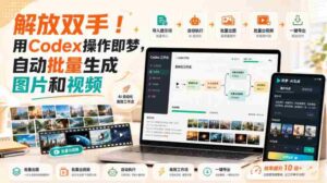 解放双手!用Codex操作即梦,自动批量生成图片和视频-中创网_分享创业项目_助您在家赚钱
