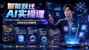 （19653期）智能跃迁 AI实操课｜扣子工作流小红书图文搭建，cherrystudio知识库openclaw飞书机器人全套自动化实操教学-中创网_分享创业项目_助您在家赚钱
