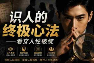 付费文章:识人的终极心法——看穿人性破绽-中创网_分享创业项目_助您在家赚钱