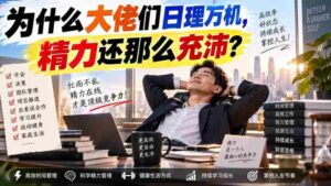 付费文章:为什么大佬们日理万机,精力还那么充沛?-中创网_分享创业项目_助您在家赚钱