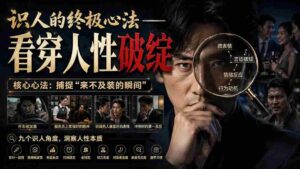 (20300期)付费文章:识人的终极心法——看穿人性破绽-中创网_分享创业项目_助您在家赚钱