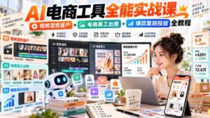 揭秘AI电商神器,一站式视频剪辑、美图制作与爆款打造全攻略-中创网_分享创业项目_助您在家赚钱