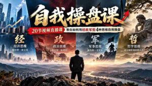 独家发布】20堂实操直播课,教你运用经政军哲思维,轻松掌握自我操盘艺术(更新至0924)-中创网_分享创业项目_助您在家赚钱