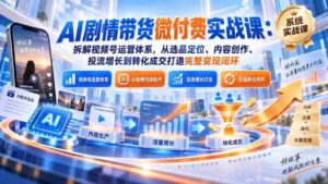 揭秘视频号AI剧情带货攻略:全方位解析选品策略、创意内容制作、精准投放技巧及转化策略,助你打造高效变现全链条-中创网_分享创业项目_助您在家赚钱