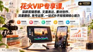 独家VIP课程:全方位提升短视频剪辑、文案、创作与运营,助你流量翻倍,一课掌握核心技能-中创网_分享创业项目_助您在家赚钱
