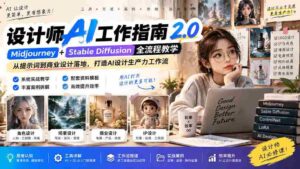 AI赋能设计艺术:设计师进阶宝典2.0 无损版课程》——思维与实操结合,释放设计潜能-中创网_分享创业项目_助您在家赚钱