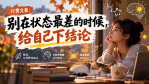 【无水印】某付费文章:别在状态最差的时候,给自己下结论-中创网_分享创业项目_助您在家赚钱