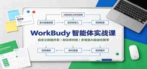 WorkBuddy智能体实战课:自定义技能开发,知识库对接,多场景AI自动化教学-中创网_分享创业项目_助您在家赚钱