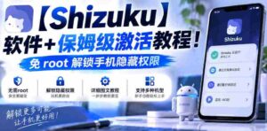 【Shizuku】软件+保姆级激活教程！免root解锁手机隐藏权限-中创网_分享创业项目_助您在家赚钱