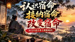 探寻宿命真谛:接纳与改变之道(专为非职场人士量身定制)-中创网_分享创业项目_助您在家赚钱