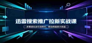 迅雷搜索推广新手指南:多渠道引流技巧,网盘联动助力收益翻倍-中创网_分享创业项目_助您在家赚钱