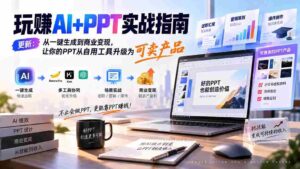 (20247期)玩赚AI+PPT实战指南-更新5月13:从一键生成到商业变现,让你的PPT从自用工具升级为可卖产品-中创网_分享创业项目_助您在家赚钱