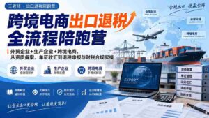 跨境电商退税全程辅导班:外贸与生产企业携手,全面解析资质备案、外汇结算至退税申报及财税合规实战攻略-中创网_分享创业项目_助您在家赚钱