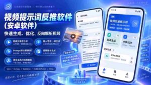 (20301期)视频提示词反推软件(安卓软件),快速生成、优化、反向解析视频-中创网_分享创业项目_助您在家赚钱