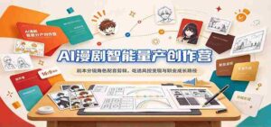 AI驱动漫剧制作大师班:剧本编写、分镜设计、角色配音、剪辑技巧,全面解析风险控制、盈利模式与职业发展之道-中创网_分享创业项目_助您在家赚钱