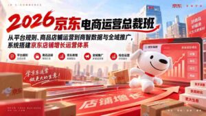 2026京东电商运营总裁班:从平台规则、商品店铺运营到商智数据与全域推广,系统搭建京东店铺增长运营体系-中创网_分享创业项目_助您在家赚钱