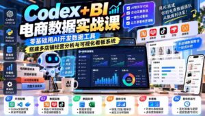 AI赋能电商数据深度解析：新手快速掌握，打造智能多店经营监控平台-中创网_分享创业项目_助您在家赚钱