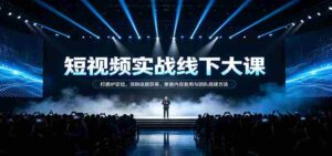 短视频实战秘籍:精准IP定位术,选题获客策略,内容复用技巧与团队建设之道-中创网_分享创业项目_助您在家赚钱