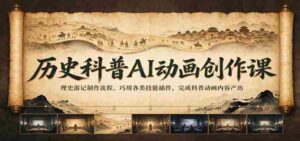 揭秘AI动画创作秘诀:历史科普之旅,掌握丰富插件技巧,轻松打造科普动画精品-中创网_分享创业项目_助您在家赚钱