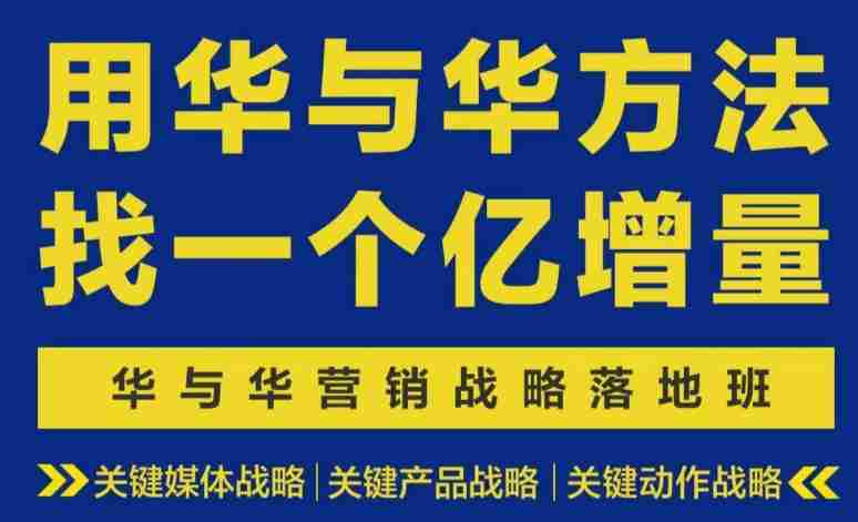 营销战略落地班2026年6月线下课,关键媒体战略|关键产品战略|关键动作战略