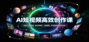 探索AI短视频创作奥秘:掌握多种AI工具技巧,精妙提示词编写,分镜头剪辑艺术,解锁高端视频制作新境界-中创网_分享创业项目_助您在家赚钱