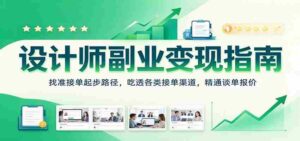 揭秘设计师副业盈利之道:探寻接单起点,掌握多样接单途径,精通谈判与报价技巧-中创网_分享创业项目_助您在家赚钱