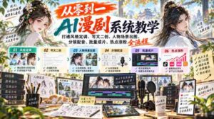 探索AI助手的神奇之旅:零基础打造个人漫剧,涵盖风格塑造、剧本创作、角色场景绘制、镜头剪辑、配音制作及热门话题引流全攻略-中创网_分享创业项目_助您在家赚钱