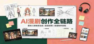 AI漫剧创作全链路:素材人物场景生成,配音剪辑,批量制作变现-中创网_分享创业项目_助您在家赚钱