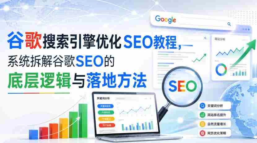 小白新君SEO·谷歌搜索引擎优化SEO教程,系统拆解谷歌SEO的底层逻辑与落地方法(部分更新2026)