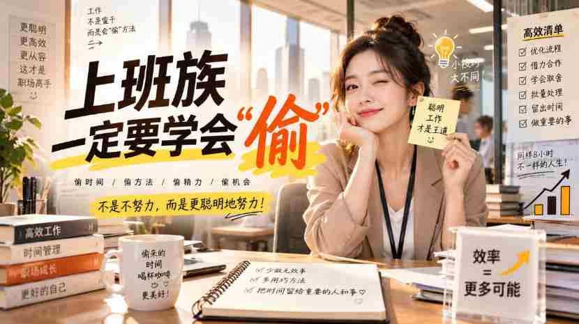 某社群精选付费文:上班族一定要学会“偷“