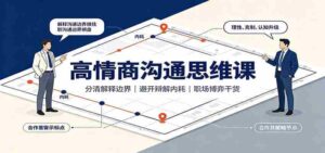 高情商沟通思维课:分清解释边界,避开辩解内耗,职场博弈干货-中创网_分享创业项目_助您在家赚钱