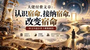 独家揭秘】宿命的奥秘:领悟、拥抱与重塑,非上班族必读的付费文章-中创网_分享创业项目_助您在家赚钱