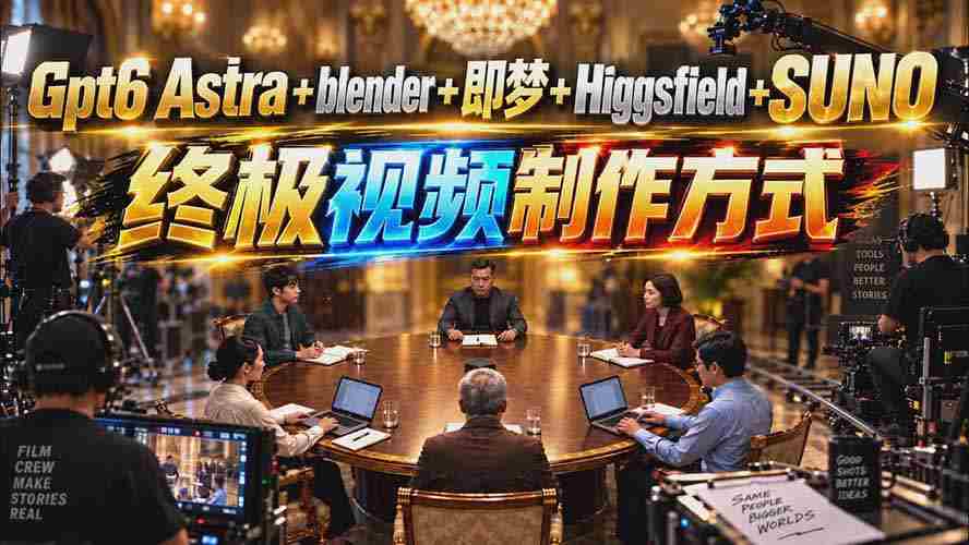 探索新境界：GPT-6引擎联动Blender、即梦、Higgsfield与Suno，打造影视制作巅峰之道-中创网_分享创业项目_助您在家赚钱