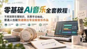 零基础AI音乐全套教程|不用深厚乐理知识,无需手动编曲,普通人也能快速做出专业级音乐作品-中创网_分享创业项目_助您在家赚钱