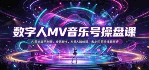 AI音乐制作达人养成记:揭秘数字人MV全流程,从分镜脚本到去水印技巧!-中创网_分享创业项目_助您在家赚钱