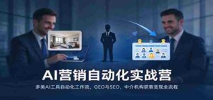 实战演练:AI营销自动化全攻略,多工具打造高效工作流,地理与搜索引擎优化,中介机构客户转化秘诀一网打尽-中创网_分享创业项目_助您在家赚钱