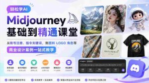 全面掌握AI Midjourney技能：从注册登录到商业案例实战教学-中创网_分享创业项目_助您在家赚钱