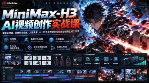 探索MiniMax-H3 AI视频制作奥秘:轻松驾驭短剧、燃情打斗、人物演绎,解锁8-12G低显存高效工作流-中创网_分享创业项目_助您在家赚钱
