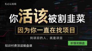 知识变现胜过亲自操盘,自主创业从知识付费开始,揭秘顶尖知识付费策略课,一课听懂,翻身在望-中创网_分享创业项目_助您在家赚钱