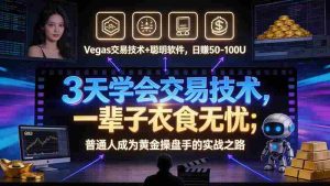 3 天学会 顺势而为交易系统，趋势看得懂、下单有依据：软件自动帮你盯盘，新手也能稳定复利-中创网_分享创业项目_助您在家赚钱