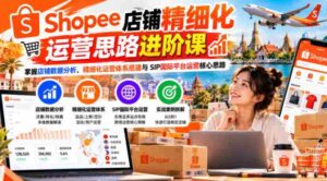 深入解析Shopee店铺运营:进阶数据分析与精细化管理体系,解锁SIP全球平台运营精髓-中创网_分享创业项目_助您在家赚钱