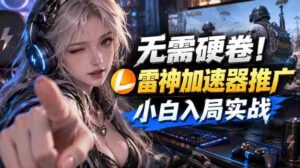 轻松上手,雷神加速器助力新手快速盈利,一日轻松赚得数十元-中创网_分享创业项目_助您在家赚钱