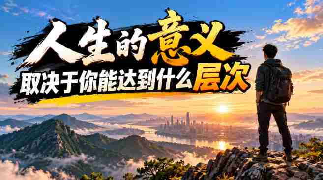 某公众号付费文章:人生的意义,取决于你能达到什么层次